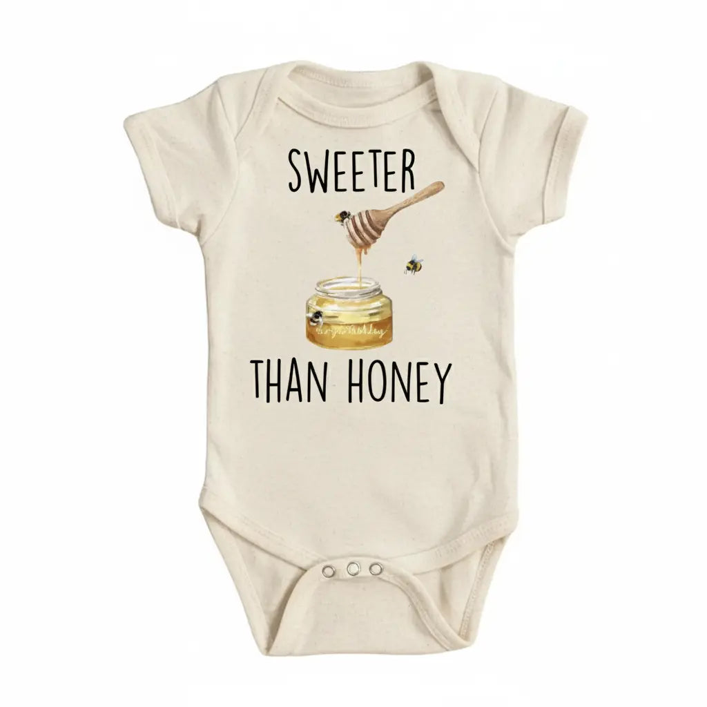 Honey Sweet Bee - Baby Boy Girl Clothes Infant Bodysuit Funny Cute Newborn  Funny Cute Onesie® | North Fork Forager LLC