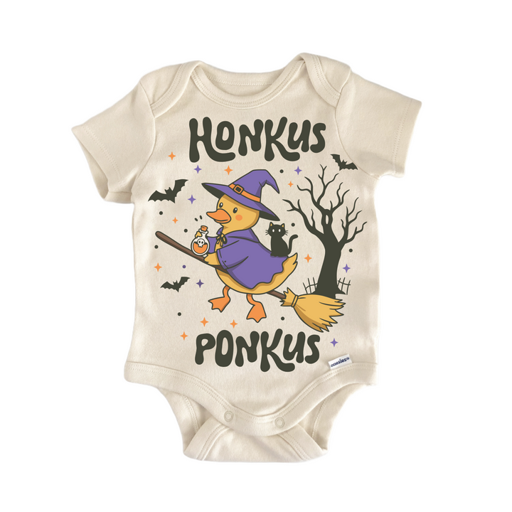 Honkus Goose Halloween Witch - Baby Bodysuit  Funny Cute Onesie® | North Fork Forager LLC
