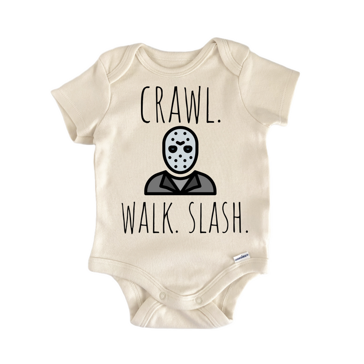 Horror Movie Slasher - Baby Bodysuit  Funny Cute Onesie® | North Fork Forager LLC