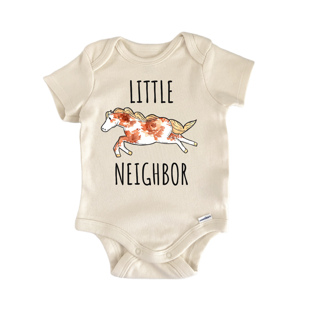 Horse Equestrian Ranch Infant Gift Baby Bodysuit