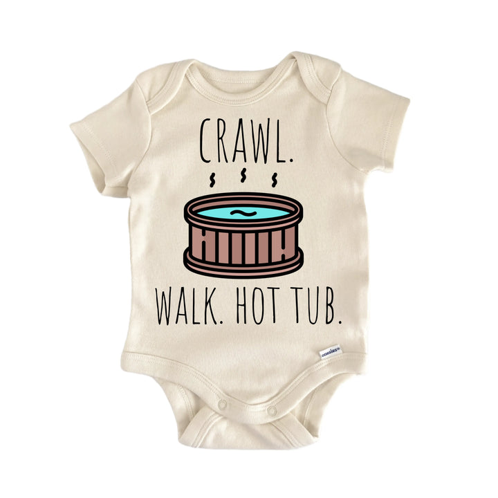 Hot Tub Bubble Jet - Baby Bodysuit  Funny Cute Onesie® | North Fork Forager LLC