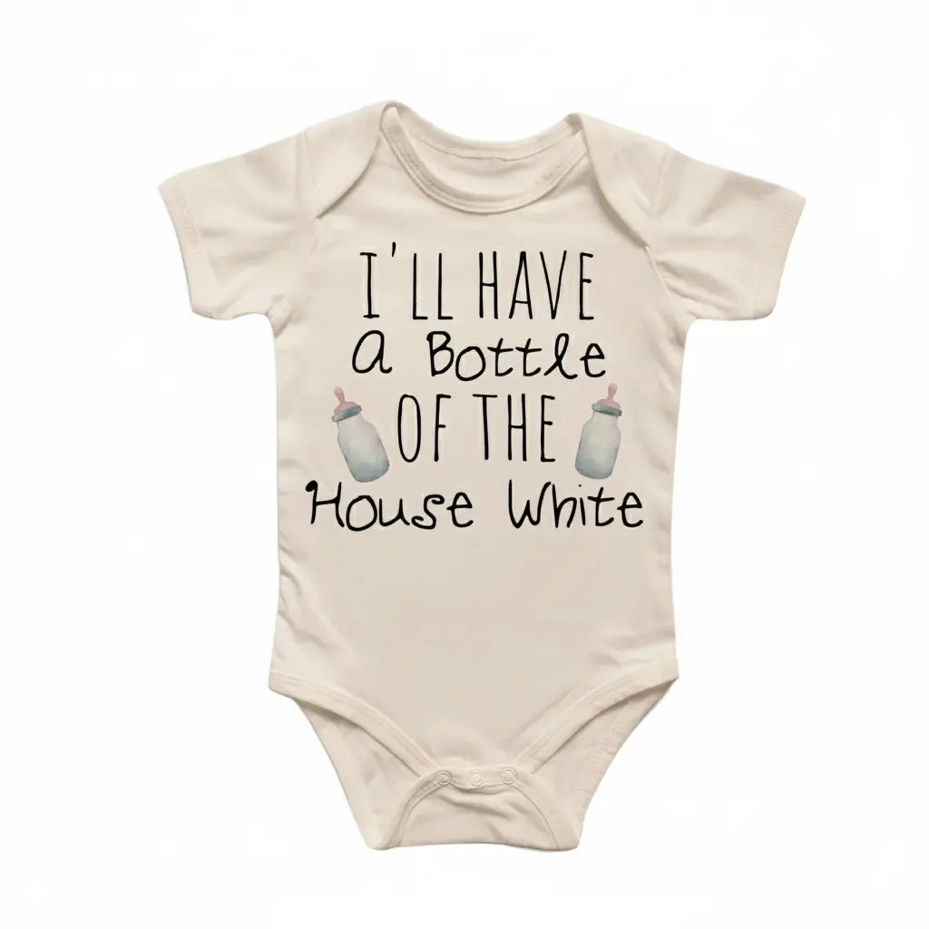 House White Wine - Baby Boy Girl Clothes Infant Bodysuit Funny Cute Newborn  Funny Cute Onesie® | North Fork Forager LLC