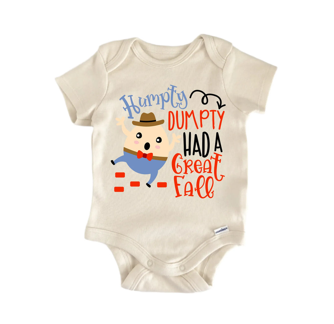 Humpty Dumpty Nursery Rhyme - Baby Boy Girl Clothes Infant Bodysuit Funny Cute  Funny Cute Onesie® | North Fork Forager LLC