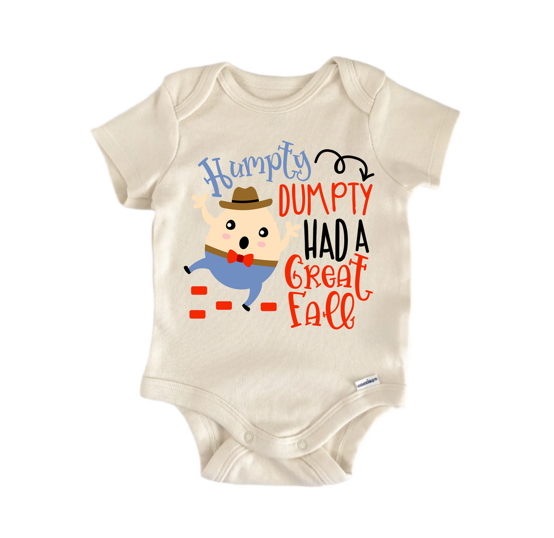 Humpty Dumpty Nursery Rhyme - Baby Boy Girl Clothes Infant Bodysuit Funny Cute  Funny Cute Onesie® | North Fork Forager LLC
