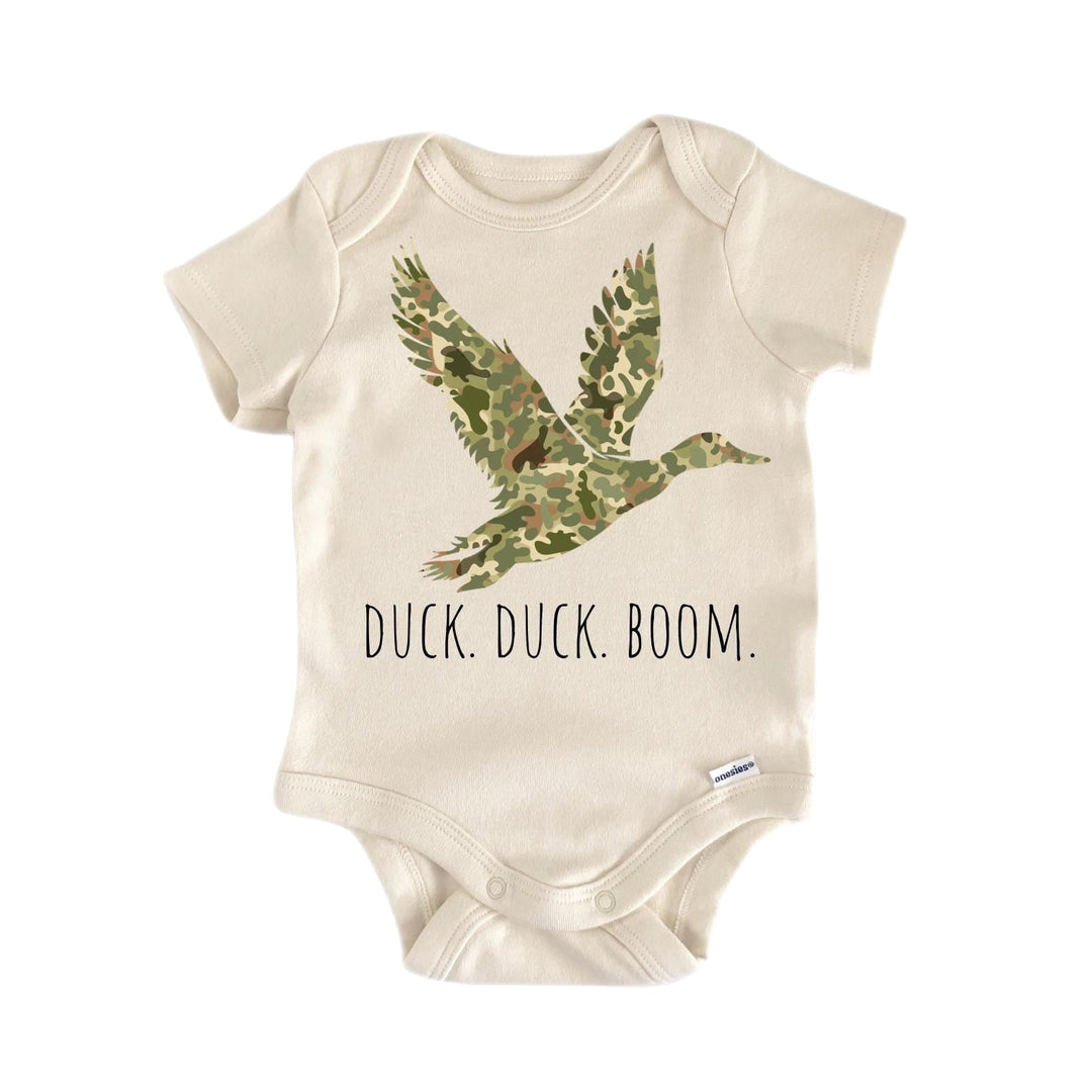 Crawl Walk Hunt Duck Boom - Baby Boy Girl Clothes Infant Bodysuit Funny Cute Newborn  Funny Cute Onesie® | North Fork Forager LLC