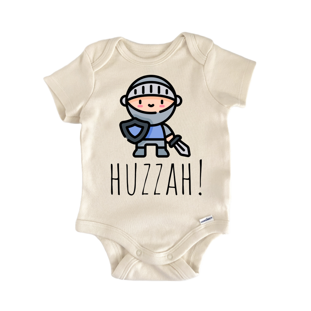 Huzzah Renaissance Faire - Baby Bodysuit  Funny Cute Onesie® | North Fork Forager LLC