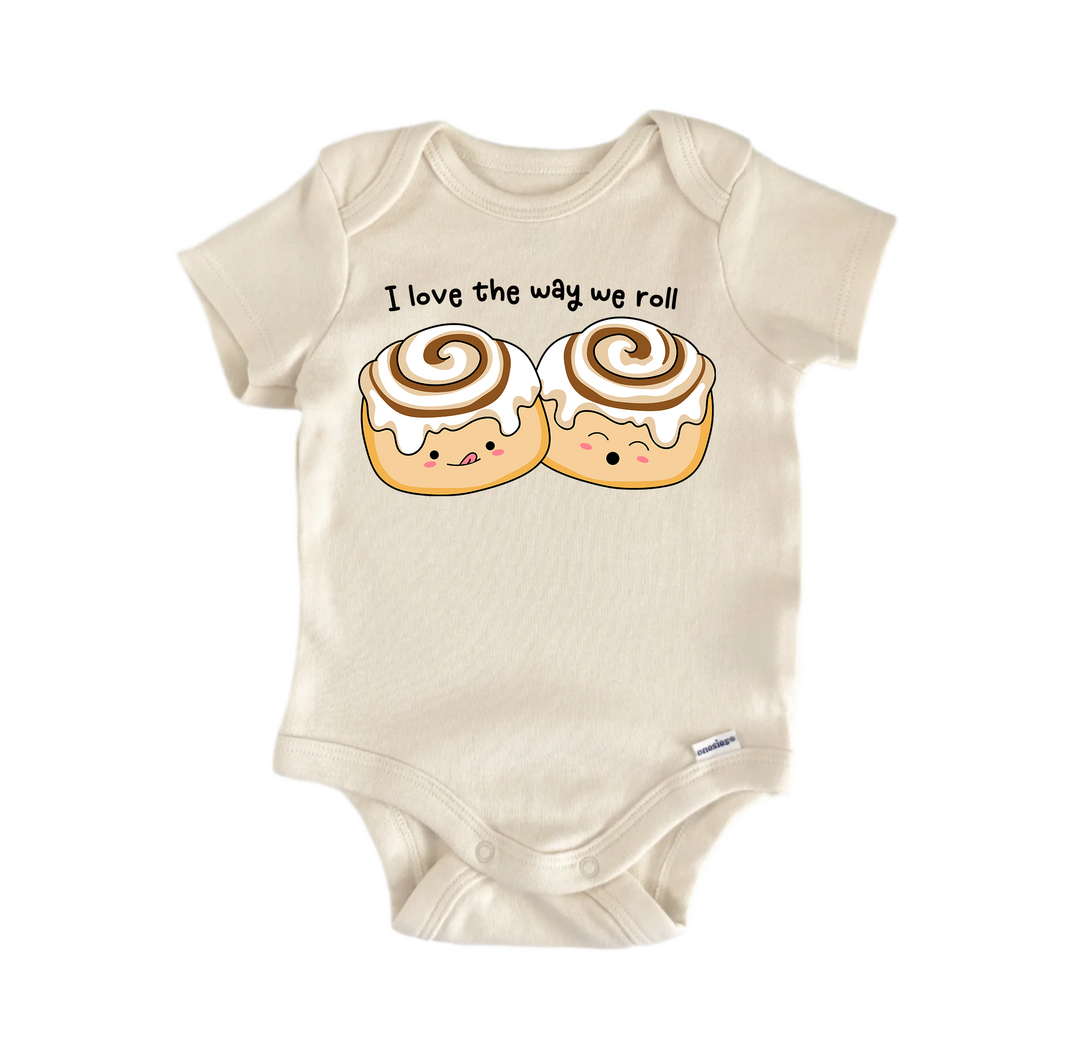 I Love Roll Best Friends Bff Bestie Valentine's Day -  Baby Boy Girl Clothes Bodysuit  Funny Cute Onesie® | North Fork Forager LLC
