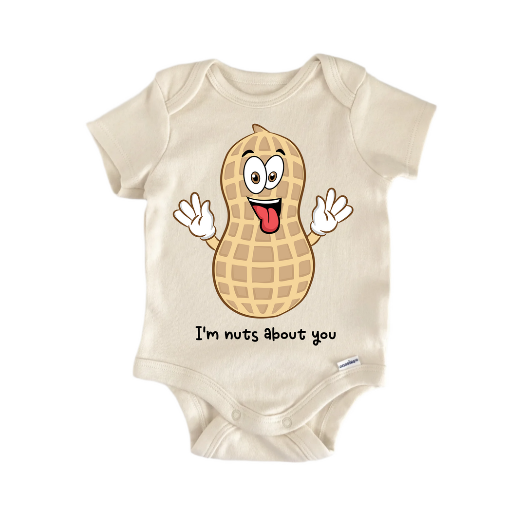 I'm Nuts Best Friends Bff Bestie Valentine's Day -  Baby Boy Girl Clothes Bodysuit  Funny Cute Onesie® | North Fork Forager LLC