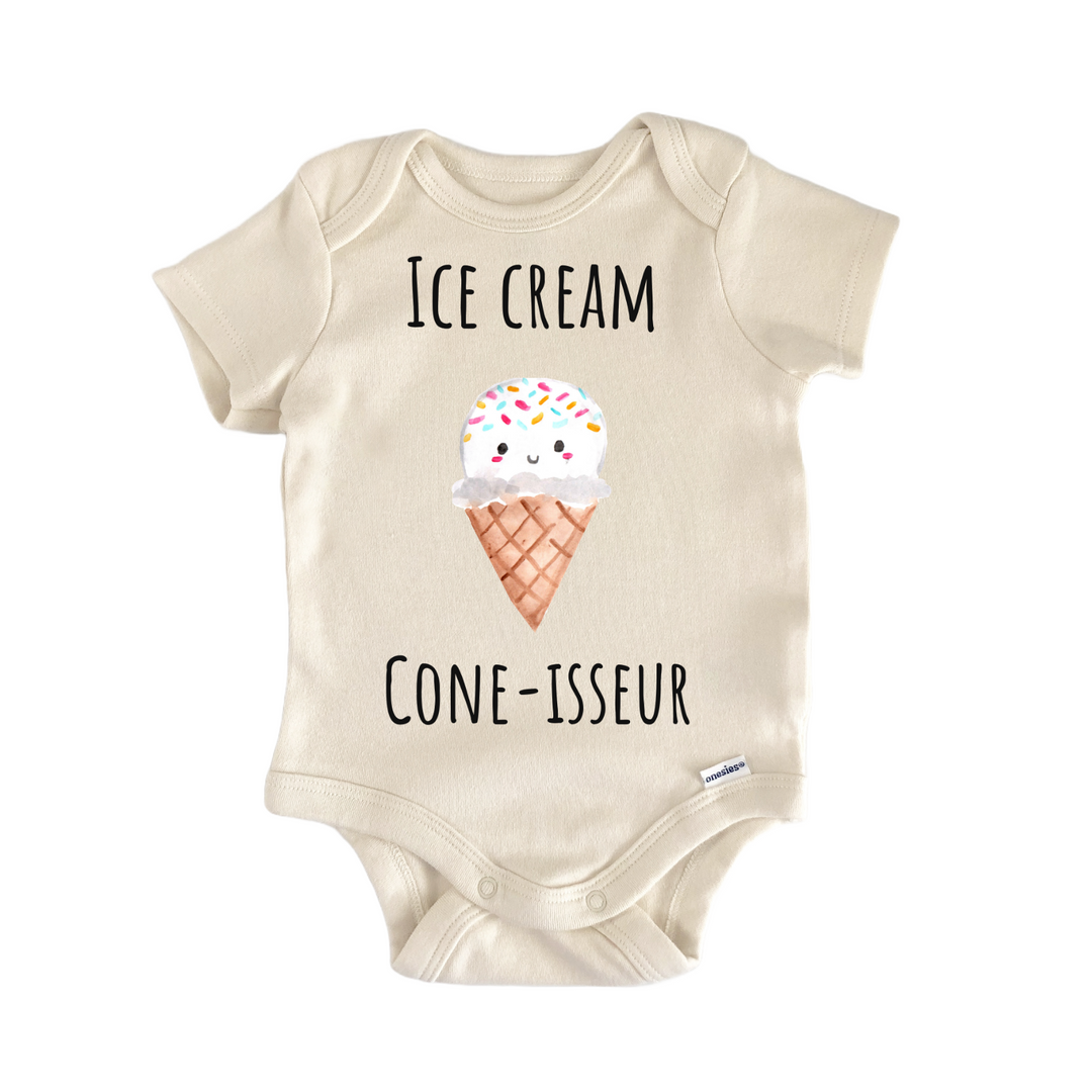 Ice Cream Sprinkles Cone Summer Melt Baby Gift Baby Bodysuit