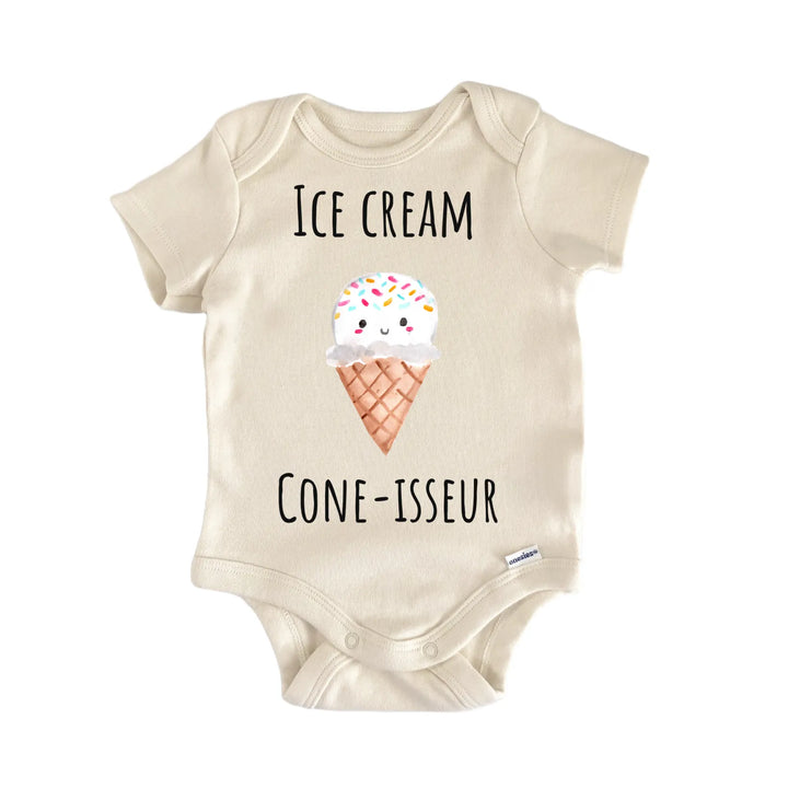 Ice Cream Sprinkles Cone Summer Melt Baby Gift Baby Bodysuit