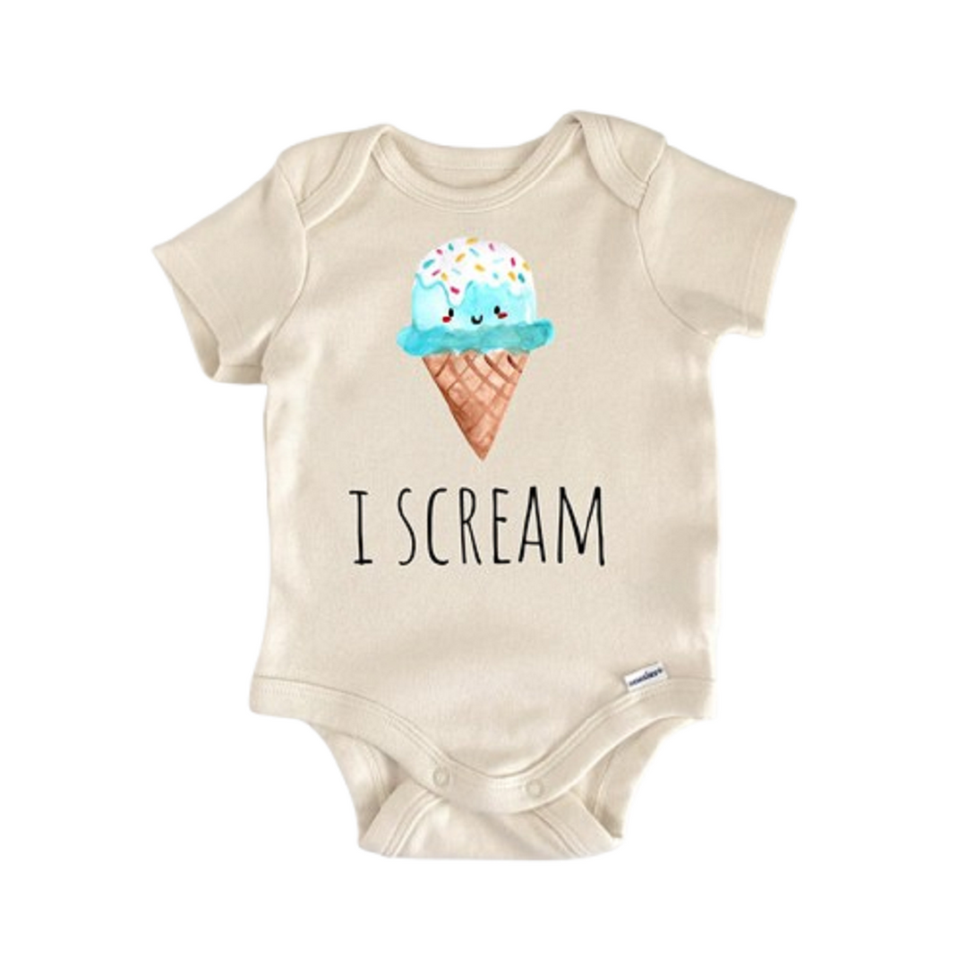 Ice Cream Summer - Baby Boy Girl Clothes Infant Onesie® Funny Cute Newborn GS1  Funny Cute Onesie® | North Fork Forager LLC