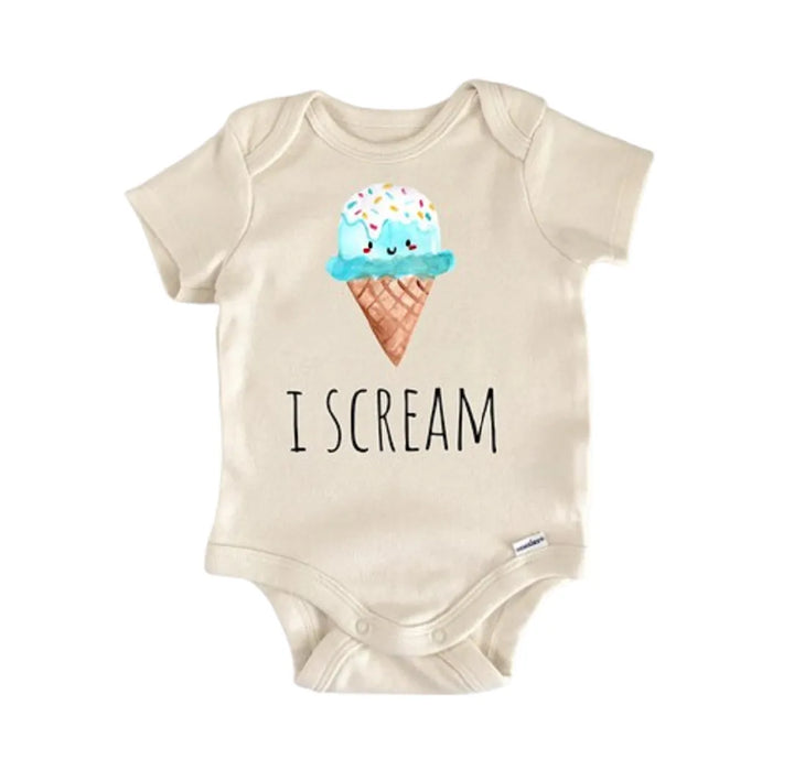 Ice Cream Summer - Baby Boy Girl Clothes Infant Bodysuit Funny Cute Newborn  Funny Cute Onesie® | North Fork Forager LLC