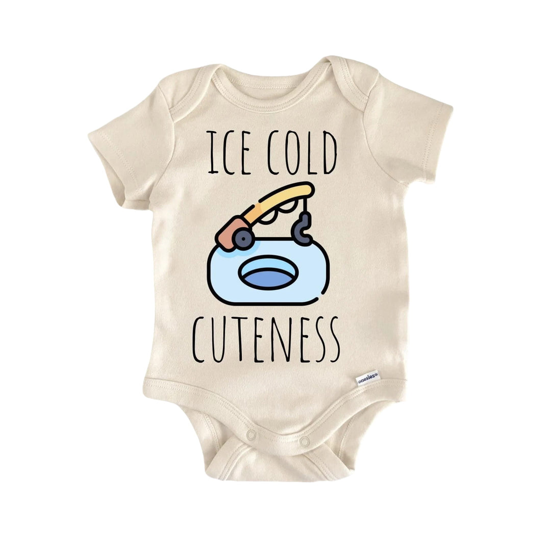 Ice Fishing - Baby Boy Girl Clothes Infant Bodysuit Funny Cute  Funny Cute Onesie® | North Fork Forager LLC