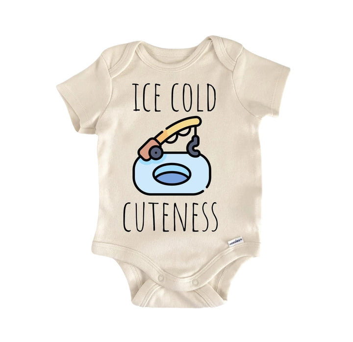 Ice Fishing - Baby Boy Girl Clothes Infant Bodysuit Funny Cute  Funny Cute Onesie® | North Fork Forager LLC