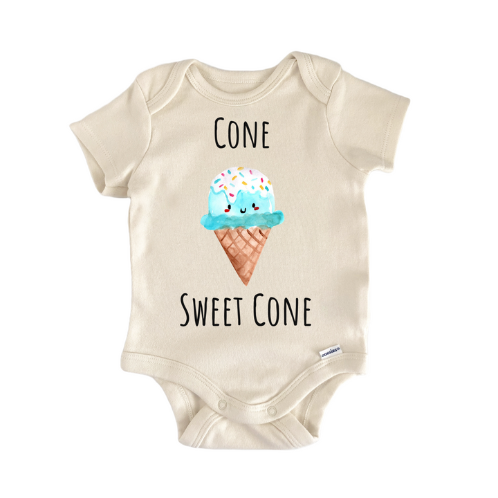 Icecream Cone Summer Melt Sprinkles Baby Gift Baby Onesie®