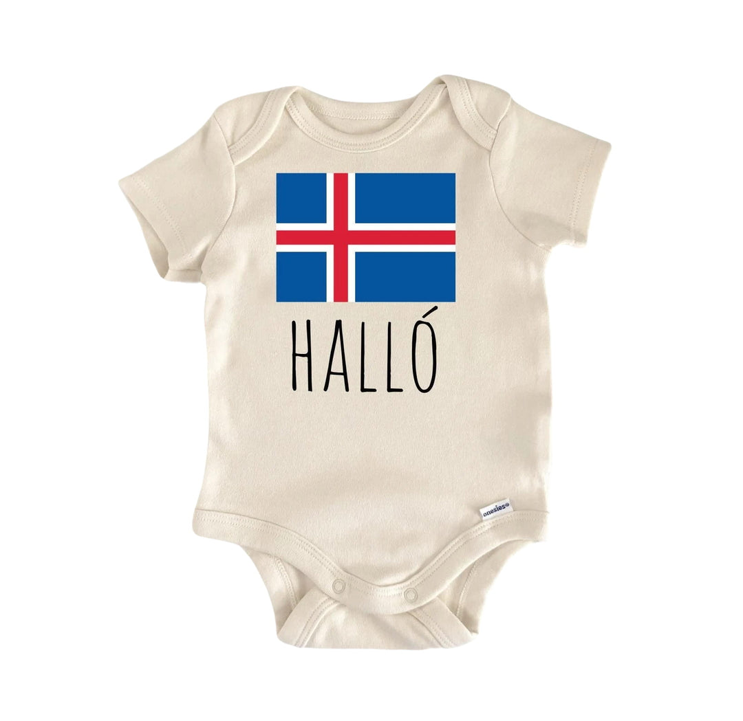 Iceland Nordic - Baby Boy Girl Clothes Infant Bodysuit Funny Cute Newborn  Funny Cute Onesie® | North Fork Forager LLC