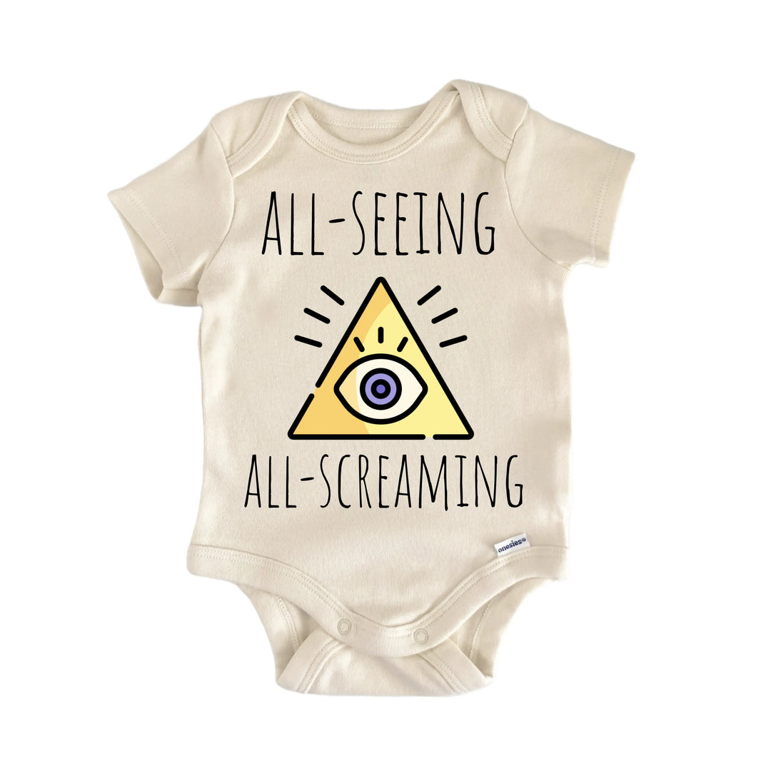 Illuminati Conspiracy Theory - Baby Bodysuit  Funny Cute Onesie® | North Fork Forager LLC