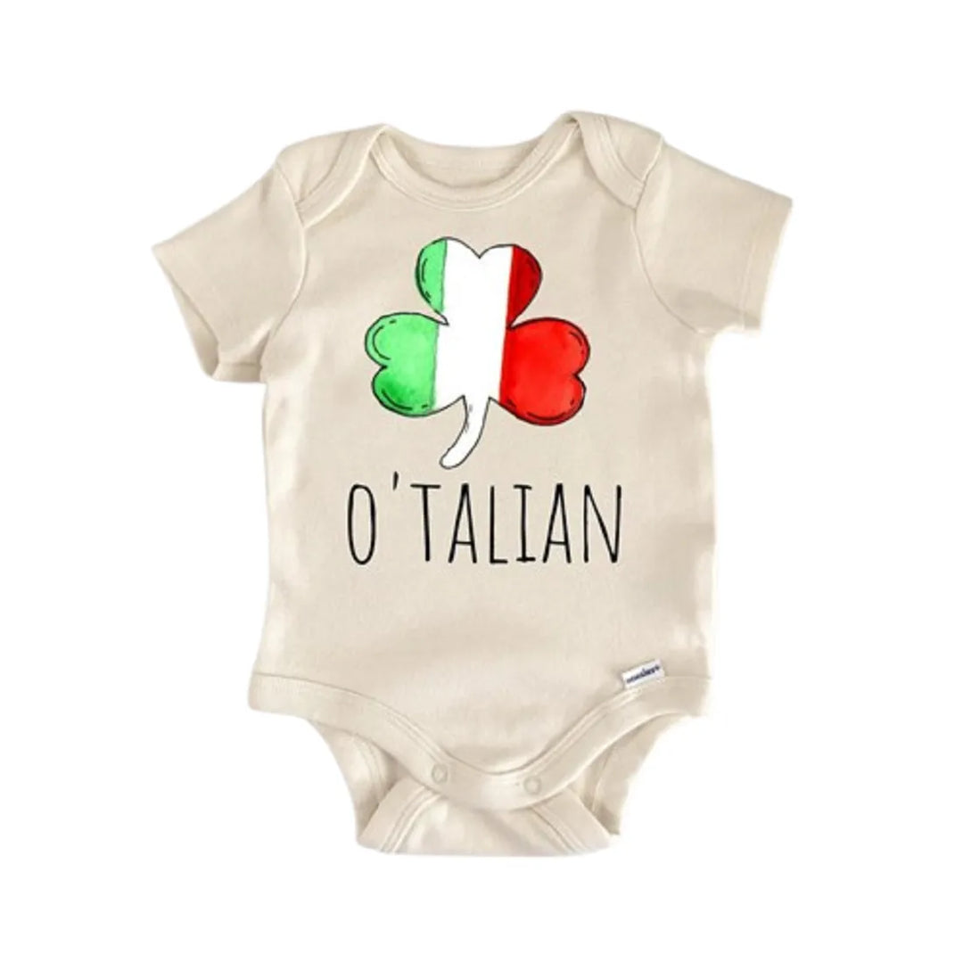 Irish Ireland Italy Italian - Baby Boy Girl Clothes Infant Onesie® Funny Cute Newborn GS1  Funny Cute Onesie® | North Fork Forager LLC