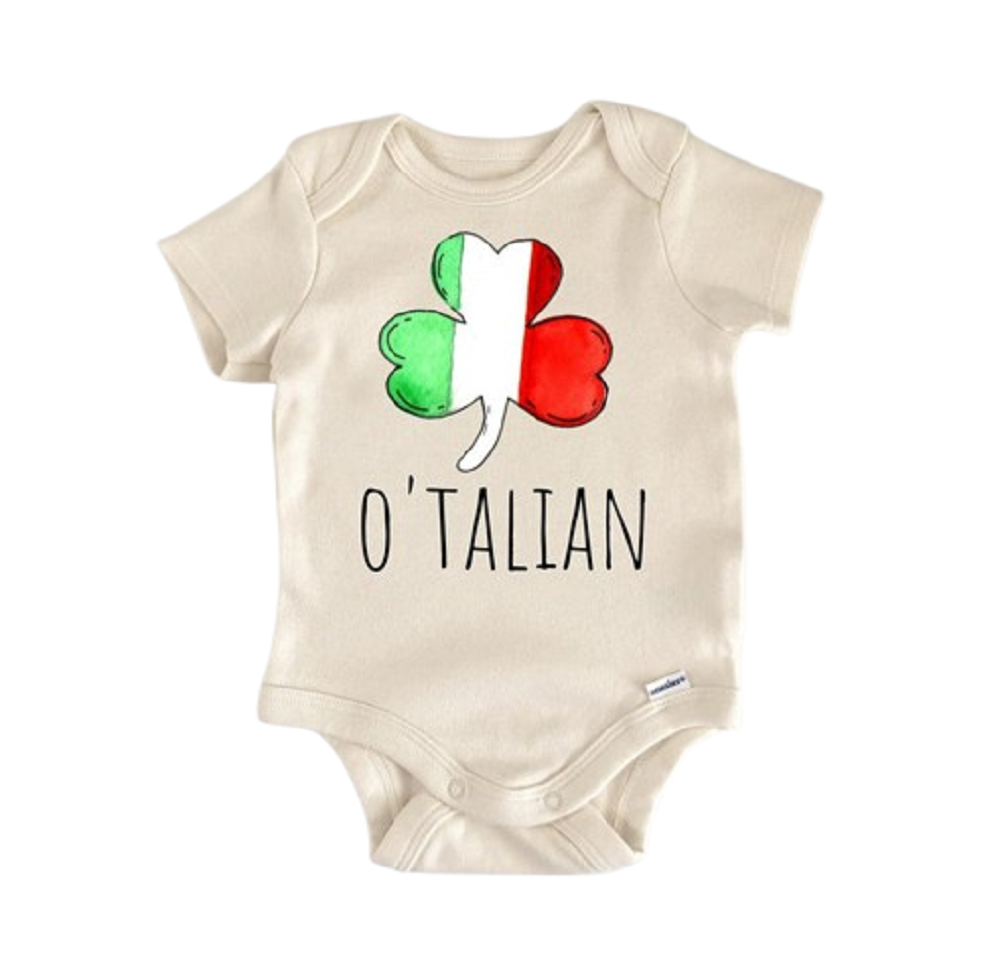Irish Ireland Italy Italian - Baby Boy Girl Clothes Infant Bodysuit Funny Cute Newborn  Funny Cute Onesie® | North Fork Forager LLC