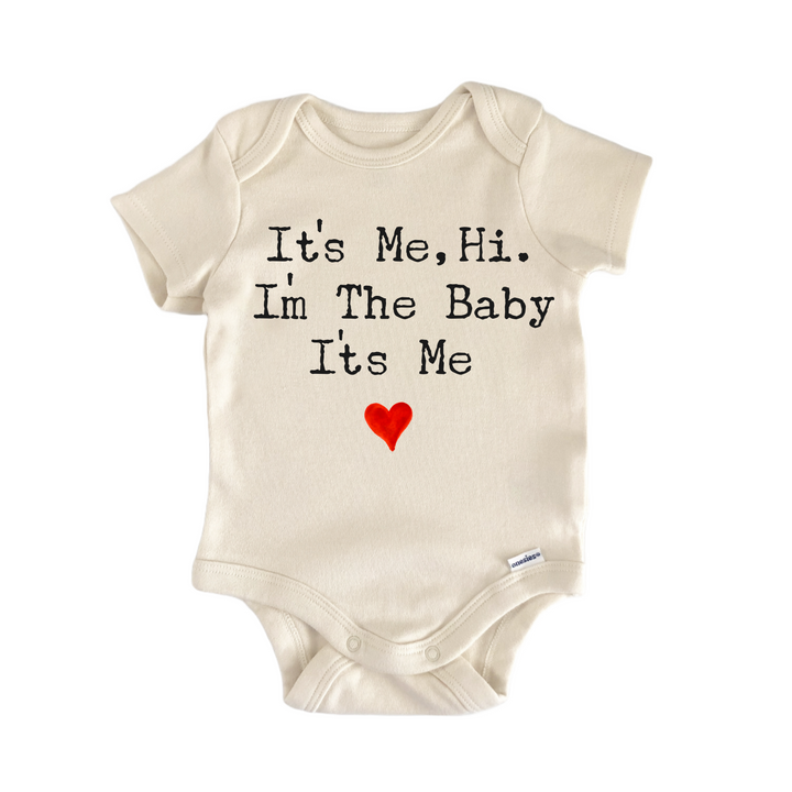 It'S Me Hi Pop Country Music - Baby Bodysuit  Funny Cute Onesie® | North Fork Forager LLC