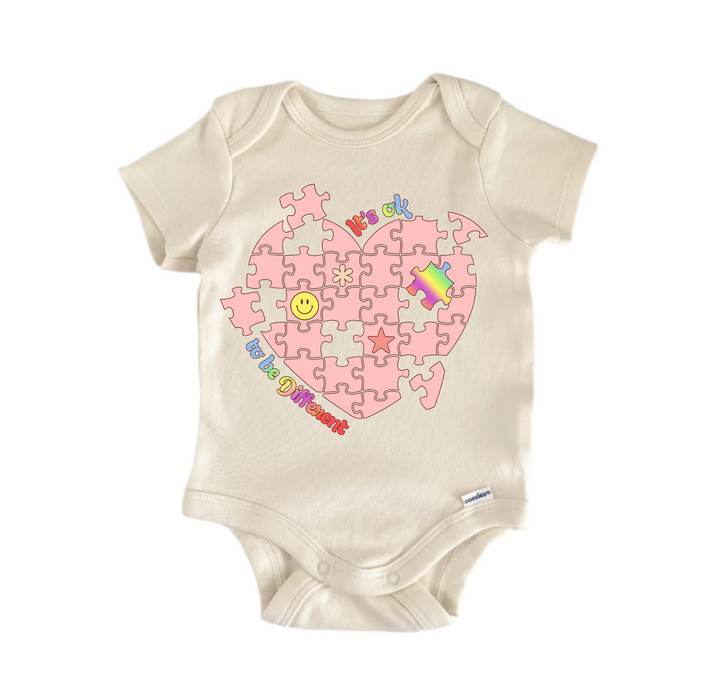 It's Ok To Be Different -  Baby Boy Girl Clothes  Bodysuit Funny Cute