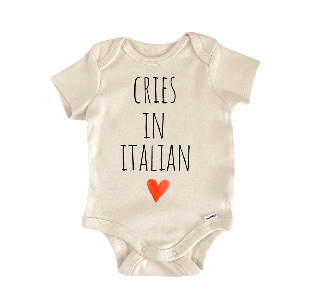 Italian Italy Sicily - Baby Boy Girl Clothes Infant Bodysuit Funny  Funny Cute Onesie® | North Fork Forager LLC