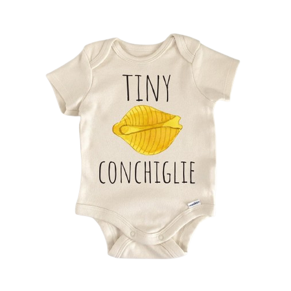 Italian Pasta Conchiglie - Baby Boy Girl Clothes Infant Bodysuit Funny Cute Newborn  Funny Cute Onesie® | North Fork Forager LLC