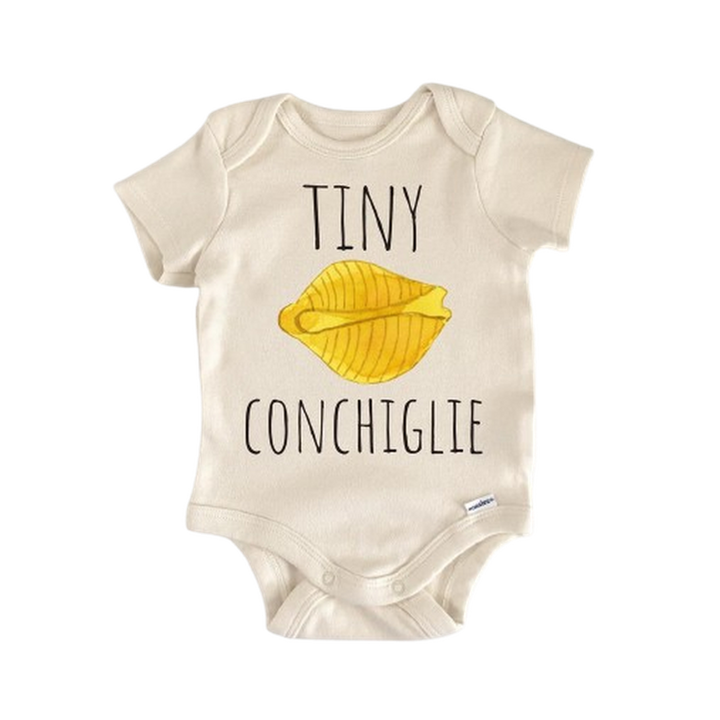 Italian Pasta Conchiglie - Baby Boy Girl Clothes Infant Bodysuit Funny Cute Newborn  Funny Cute Onesie® | North Fork Forager LLC