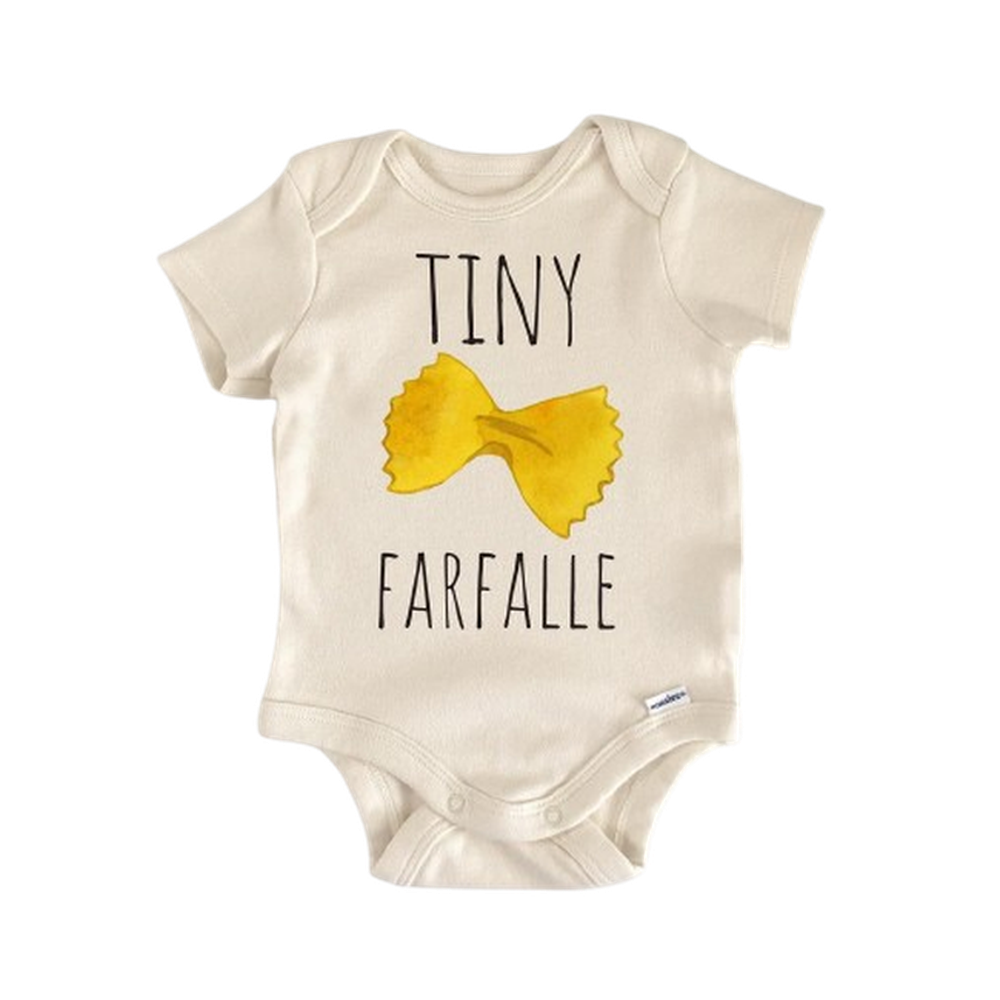 Italian Pasta Farfalle - Baby Boy Girl Clothes Infant Bodysuit Funny Cute Newborn  Funny Cute Onesie® | North Fork Forager LLC