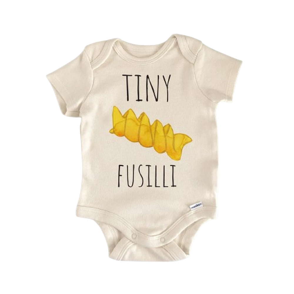 Italian Pasta Fusilli - Baby Boy Girl Clothes Infant Bodysuit Funny Cute Newborn  Funny Cute Onesie® | North Fork Forager LLC