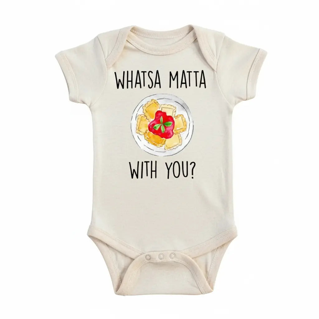 Italian Pasta Matta - Baby Boy Girl Clothes Infant Bodysuit Funny Cute Newborn  Funny Cute Onesie® | North Fork Forager LLC