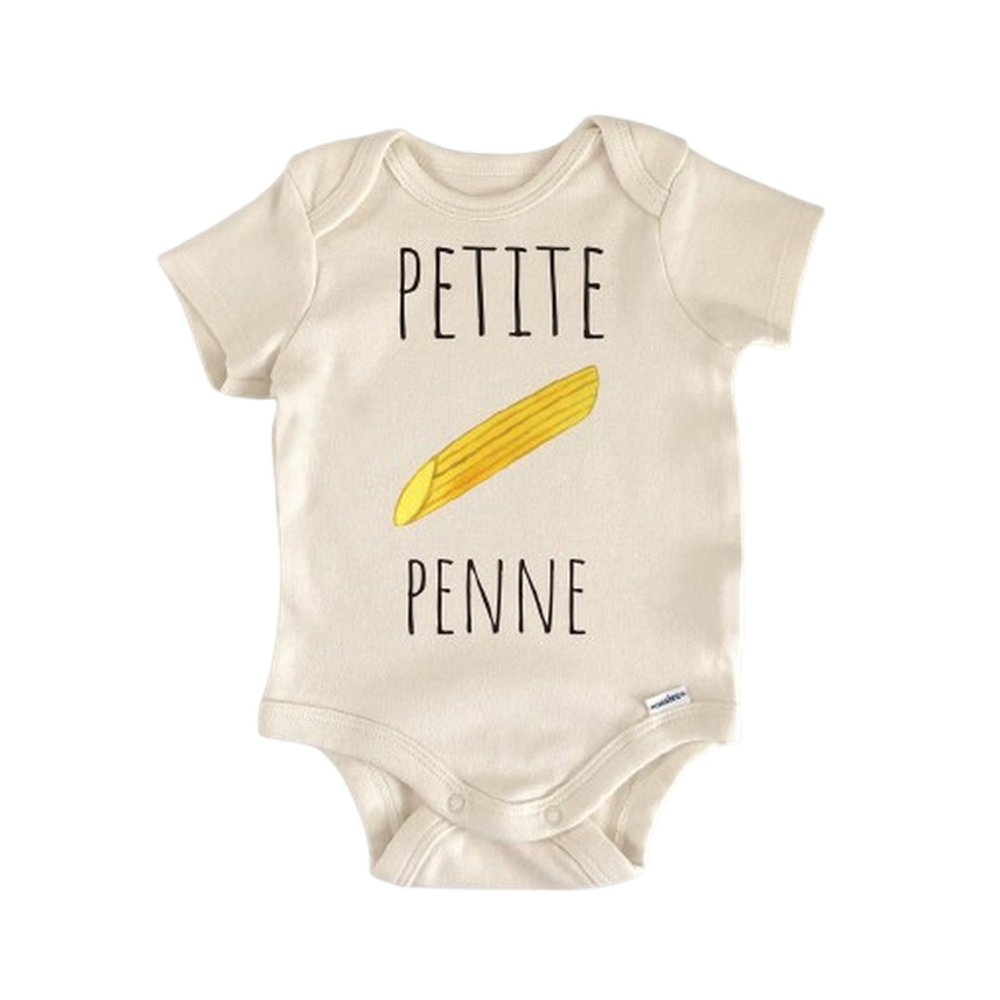 Italian Pasta Penne - Baby Boy Girl Clothes Infant Bodysuit Funny Cute Newborn  Funny Cute Onesie® | North Fork Forager LLC