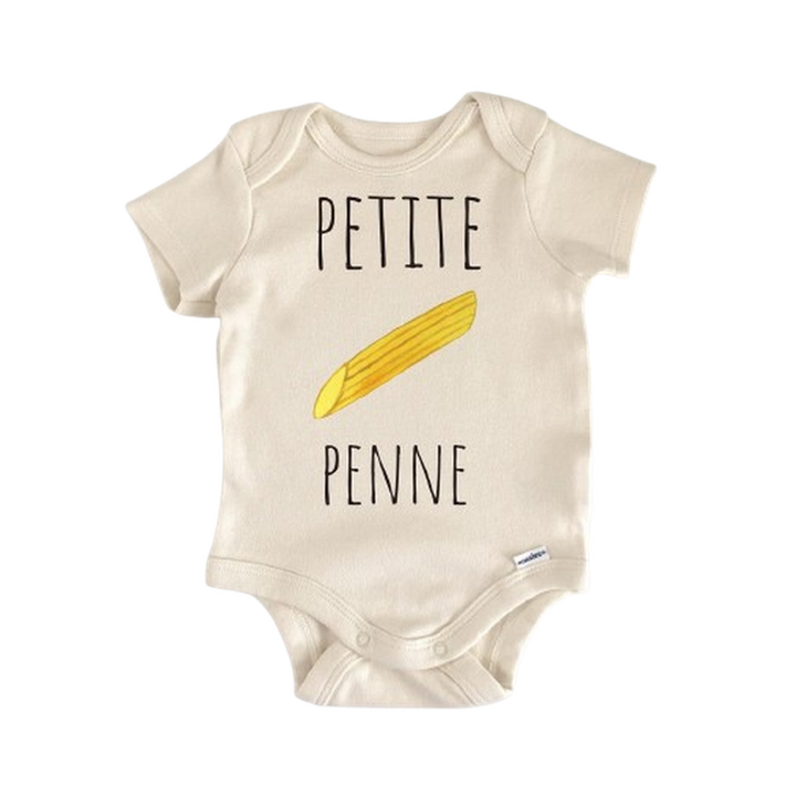 Italian Pasta Penne - Baby Boy Girl Clothes Infant Bodysuit Funny Cute Newborn  Funny Cute Onesie® | North Fork Forager LLC