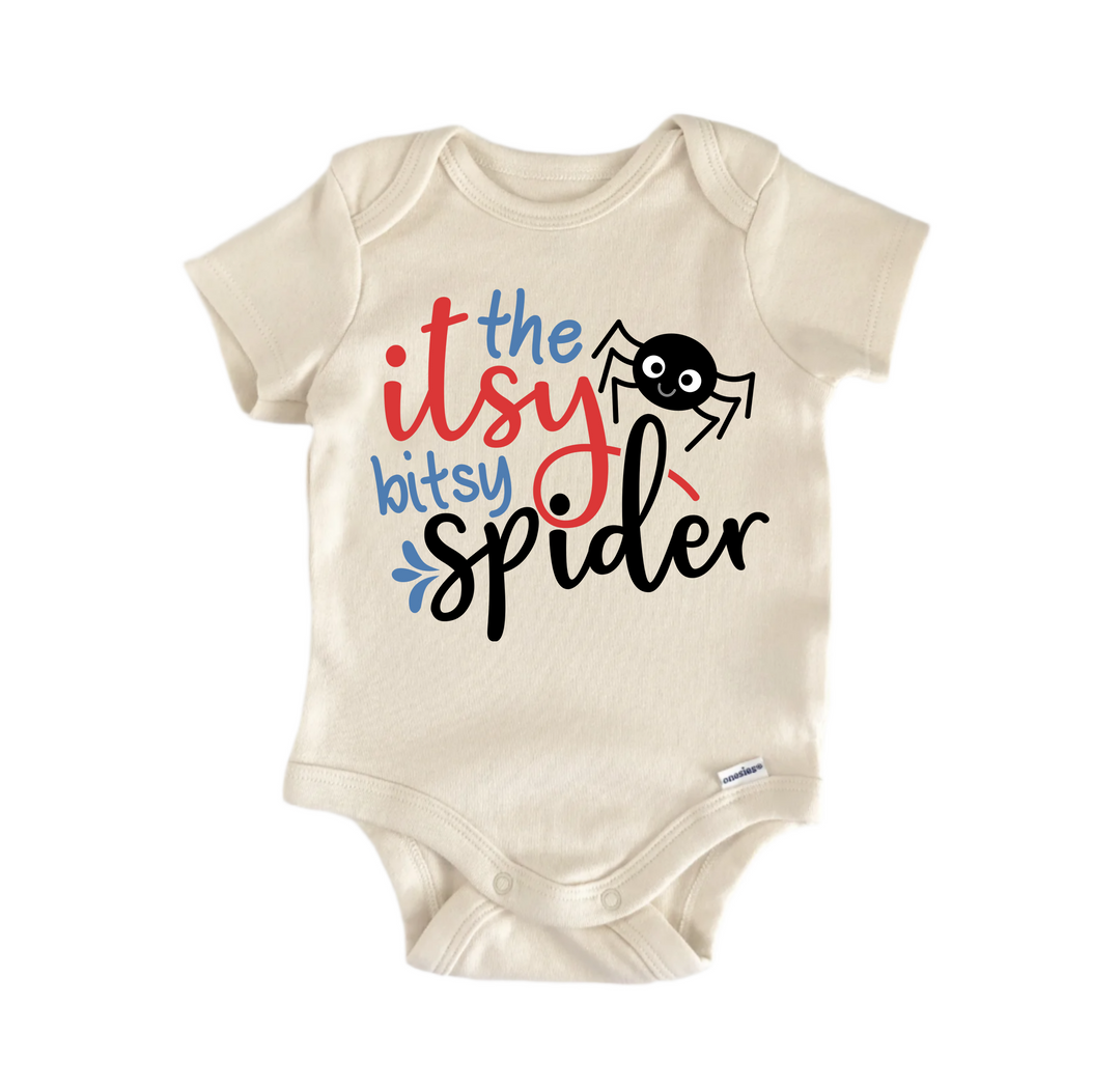 Itsy Bitsy Spider Nursery Rhyme  - Baby Boy Girl Clothes Infant Bodysuit Funny Cute  Funny Cute Onesie® | North Fork Forager LLC