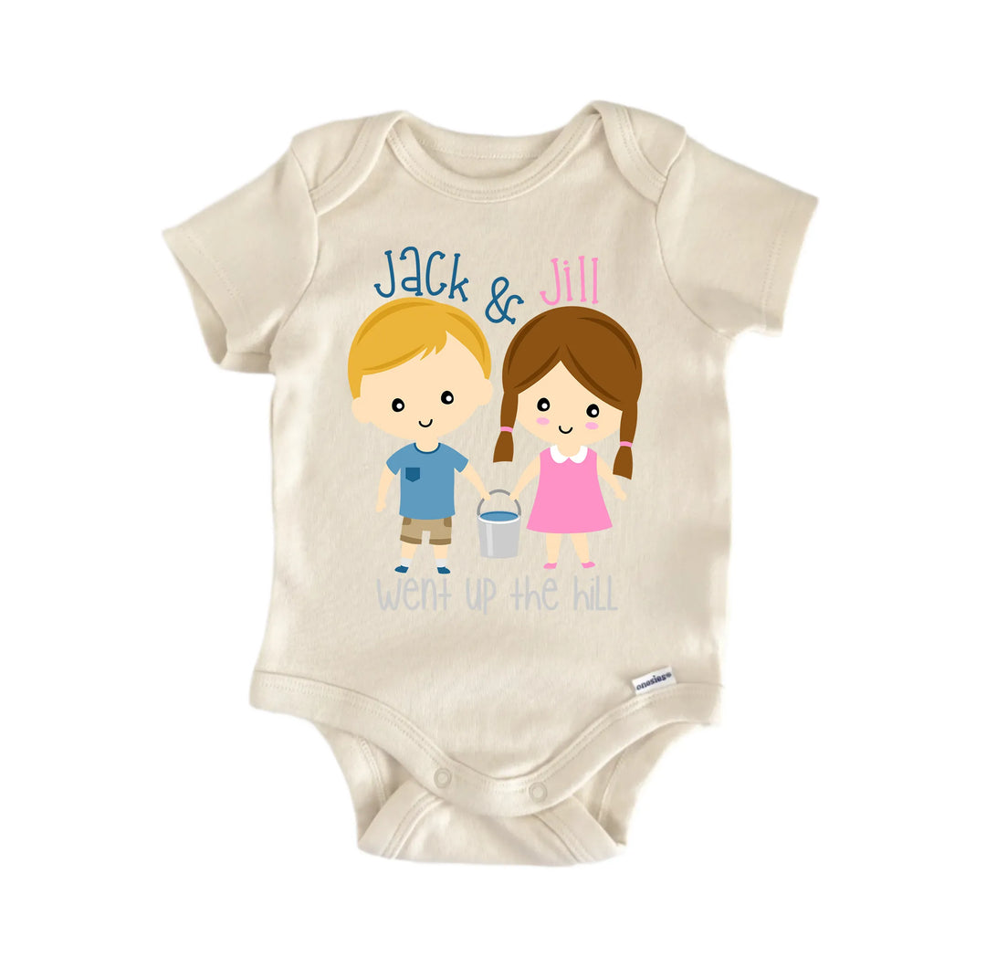 Jack & Jill Went Up The Hill Nursery Rhyme  - Baby Boy Girl Clothes Bodysuit  Funny Cute Onesie® | North Fork Forager LLC
