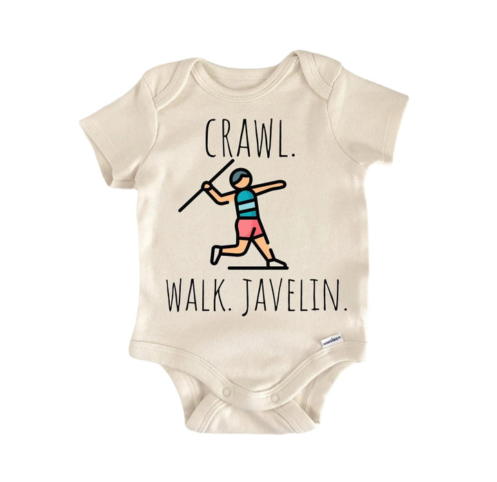 Javelin Track Field - Baby Boy Girl Clothes Infant Bodysuit Funny Cute  Funny Cute Onesie® | North Fork Forager LLC