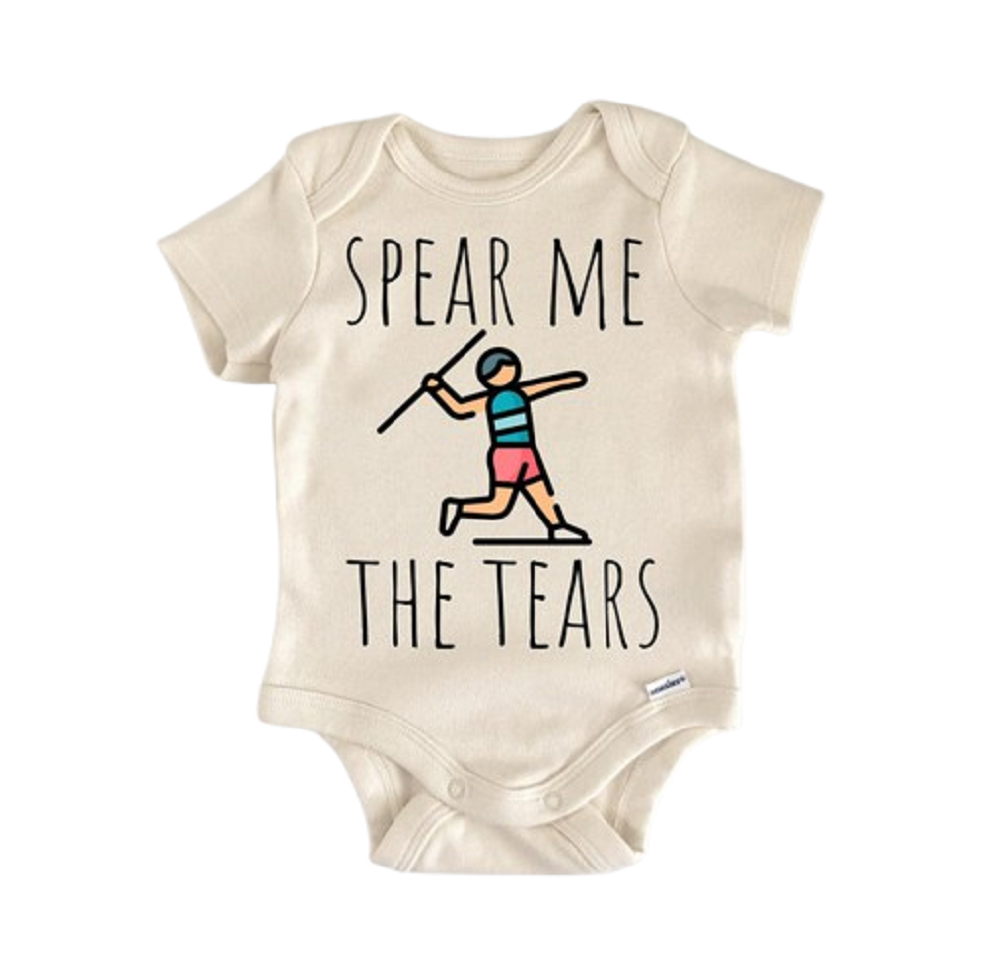 Javelin Track And Field - Baby Boy Girl Clothes Infant Bodysuit Funny Cute Newborn  Funny Cute Onesie® | North Fork Forager LLC