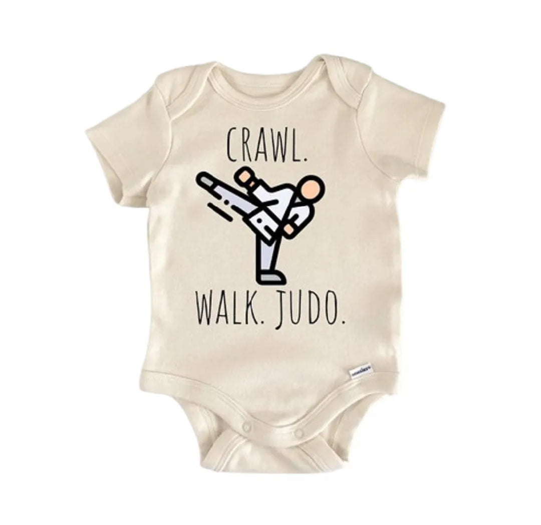 Judo Martial Art - Baby Boy Girl Clothes Infant Bodysuit Funny Cute Newborn  Funny Cute Onesie® | North Fork Forager LLC