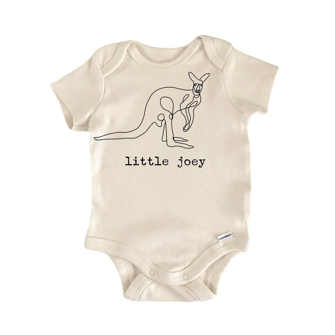 Kangaroo Joey Line - Baby Boy Girl Clothes Infant Bodysuit Funny Cute Newborn  Funny Cute Onesie® | North Fork Forager LLC