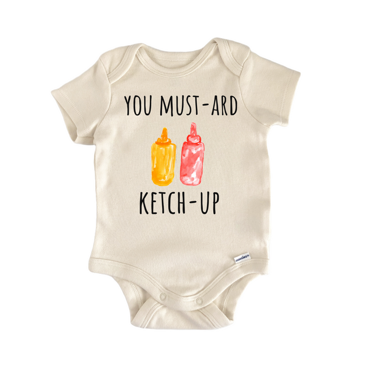 Ketchup Mustard Condiment BBQ Grill Baby Gift Baby Onesie®