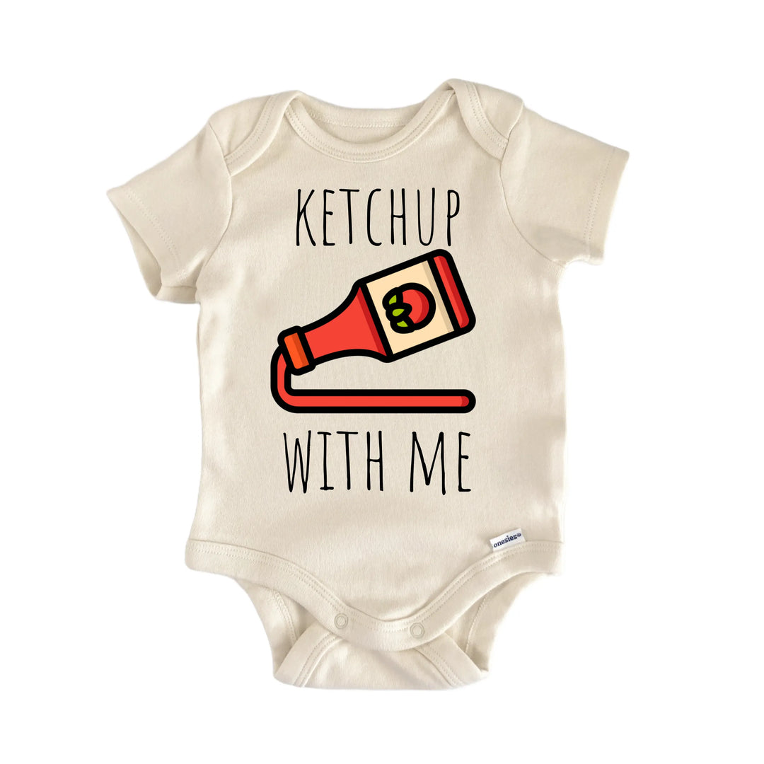 Ketchup Tomato Condiment - Baby Bodysuit  Funny Cute Onesie® | North Fork Forager LLC