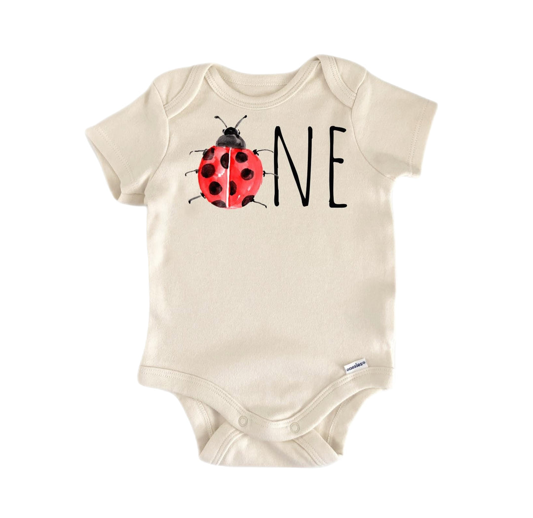 Ladybug Birthday Bug - Baby Boy Girl Clothes Infant Bodysuit Funny Cute Newborn  Funny Cute Onesie® | North Fork Forager LLC