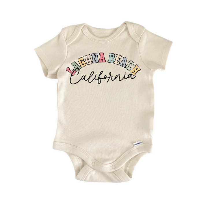 Laguna Beach California -  Baby Boy Girl Clothes  Bodysuit Funny Cute