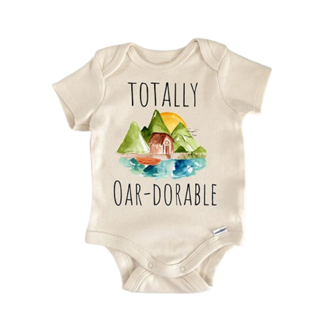 Lake Life Crew Cabin - Baby Boy Girl Clothes Infant Onesie® Funny Cute Newborn GS1  Funny Cute Onesie® | North Fork Forager LLC