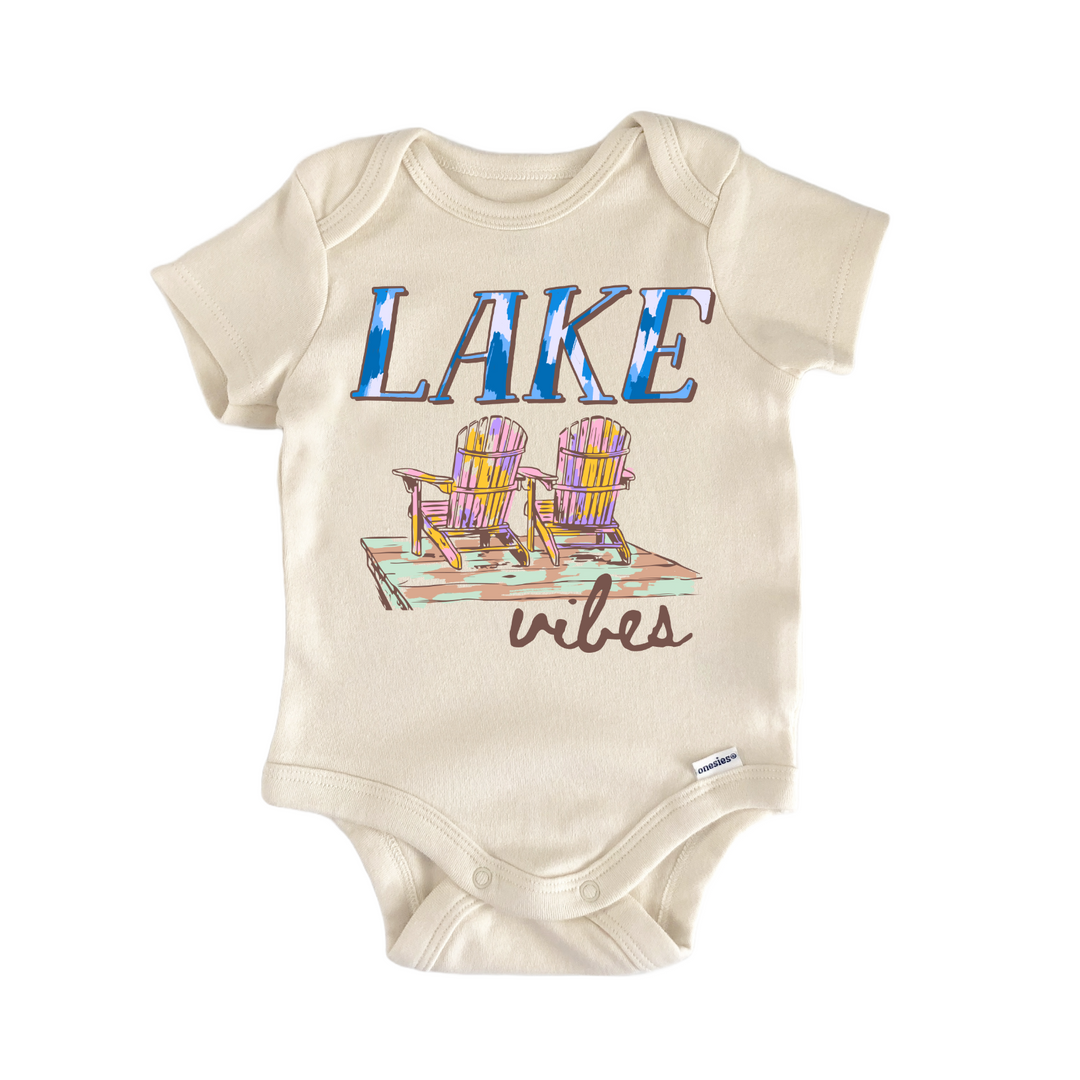 Lake Summer Life Docks Boat Infant Gift Baby Bodysuit