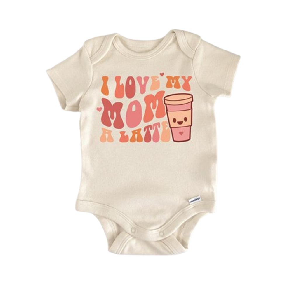 Latte Mama Coffee - Baby Boy Girl Clothes Infant Bodysuit Funny Cute  Funny Cute Onesie® | North Fork Forager LLC