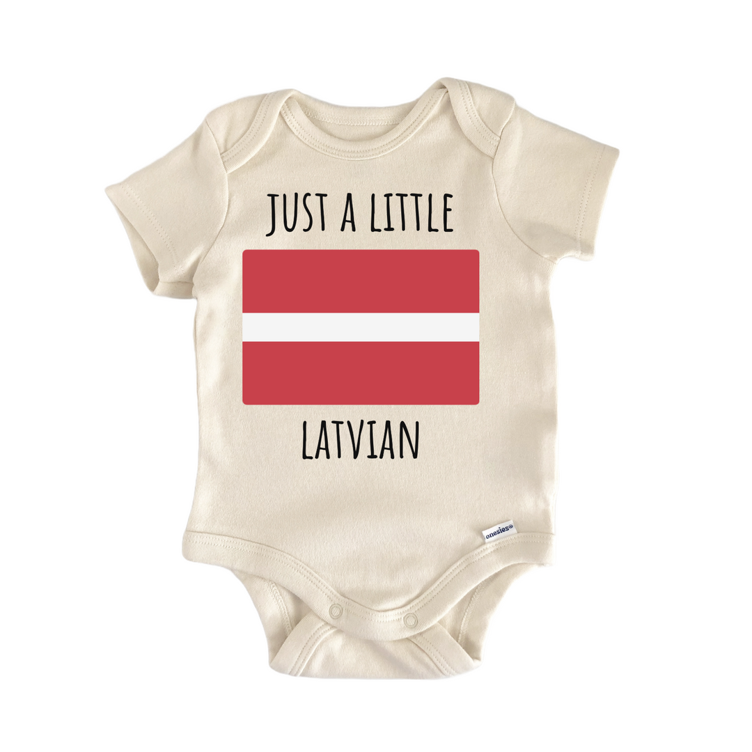 Latvia Latvian Baby Gift Baby Bodysuit