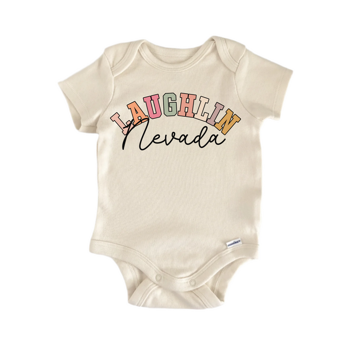 Laughlin Nevada - Baby Boy Girl Clothes  Bodysuit Funny Cute