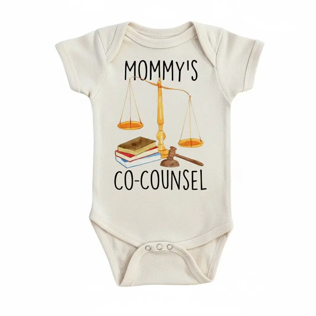 Lawyer Mommy - Baby Boy Girl Clothes Infant Bodysuit Funny Cute Newborn  Funny Cute Onesie® | North Fork Forager LLC