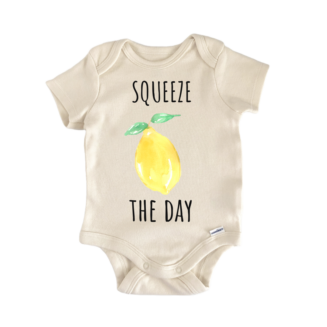 Lemon Squeeze Fruit Foodie Infant Gift Baby Bodysuit